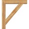 Ekena Millwork Traditional Block Rough Sawn Bracket w/ Offset Brace, Western Red Cedar, 8"W x 42"D x 48"H BKT0806X42X48TRA05RWR - alternate 2